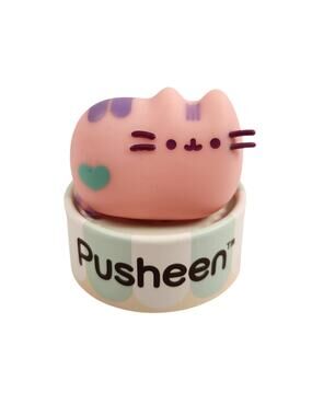 Gund Pusheen Surprise Minis Series 1 - Pink Cat with Teal Heart Vinyl Figure
